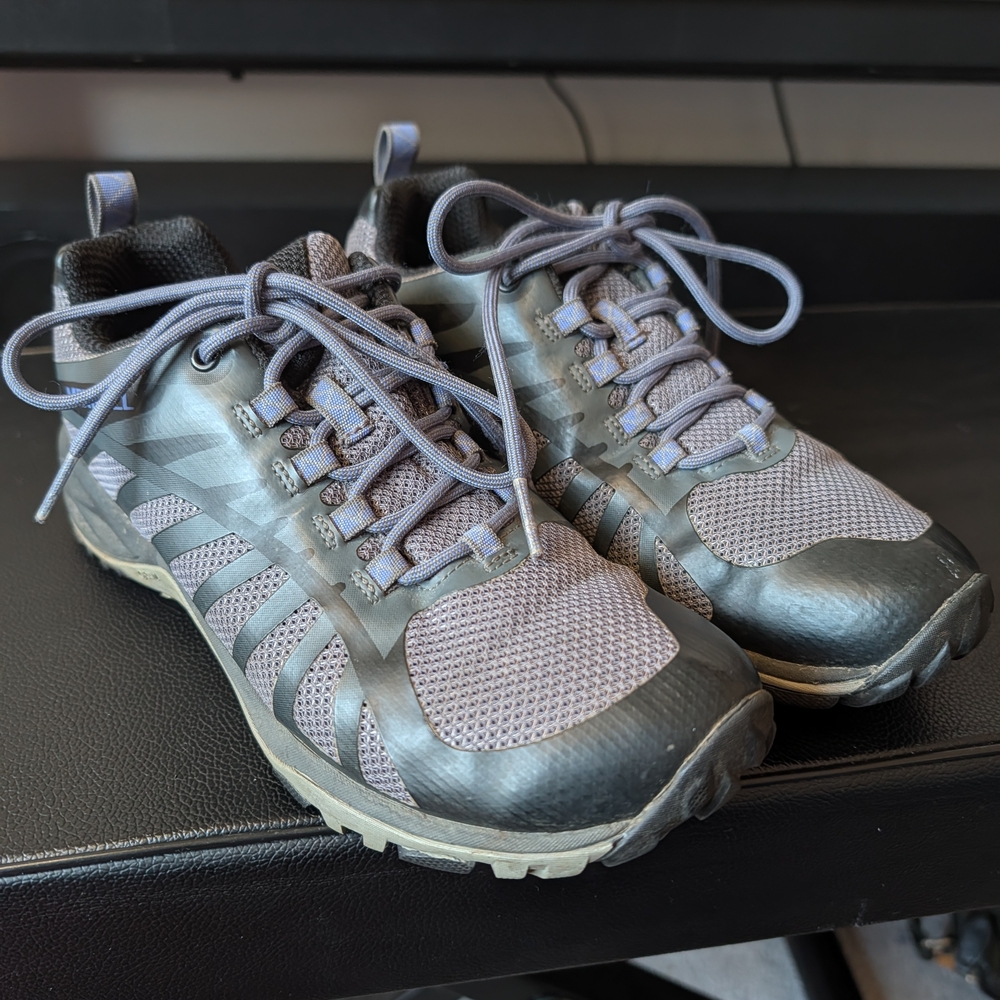 Merrell Siren Edge‎ Q2 Hiking Shoes Women’s 6.5 Trail Outdoor Gray